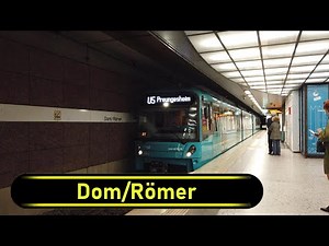 U-Bahn Station Dom/Römer - Frankfurt 🇩🇪 - Walkthrough 🚶