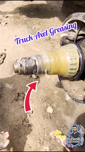 Mind-blowing bearing grease skills | wheel greasing #shorts #shortsfeed #skills #engine #mechanic