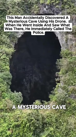 1.2K views · 4 comments | This man accidentally discovered a mysterious cave using his drone When he went inside and saw what was there, he immediately called the police.#fyp #foryou | NewYork-VR | Facebook