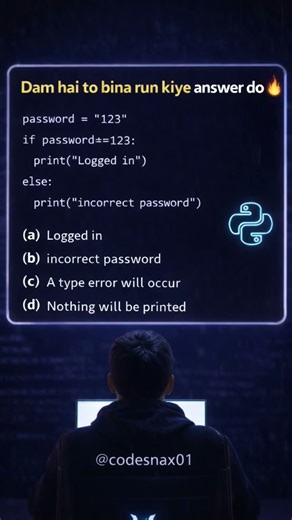 python Quiz #shorts #youtubeshorts #python #programming