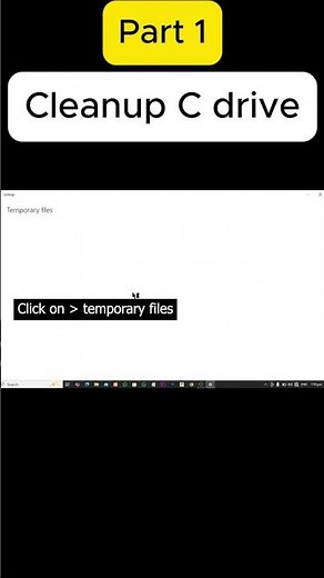 How to Clean C Drive in Windows 10 | Delete All Unwanted & Junk Files ( Part 1 )