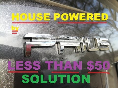 Prius inverter▶️ Toyota Prius Power Generator Powers House