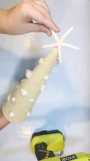 🌊 Coastal Christmas Sandy Tree | Easy Dollar Tree DIY | Crafty Beach