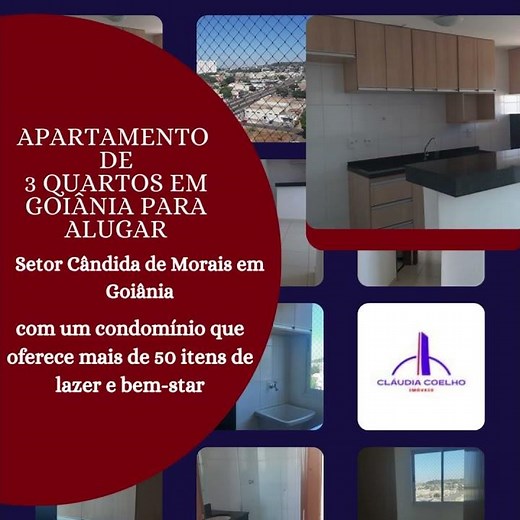 Apartamento para alugar de 3 quartos em Goiânia