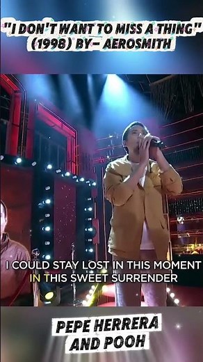 PEPE HERRERA & POOH SING "I DON'T WANT TO MISS A THING"! (Aerosmith Classic!) (Part 1) 💥🎤😯