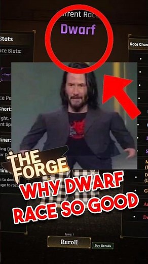 WHY "DWARF" RACE IS SO GOOD IN THE FORGE!!!