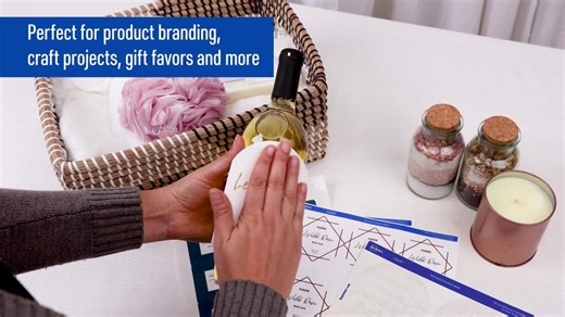 Avery Waterproof Round Labels, 1" Diameter, 240