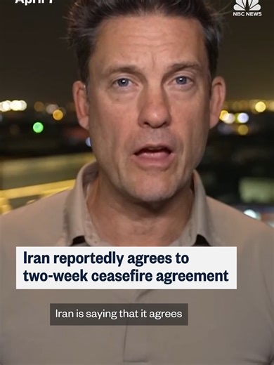 NBC News’ @keirsimmonsreports on Iran's agreement to a two-week ceasefire, statements from Iran's Supreme National Security Council, potential U.S.-Iran negotiations, and reaction from the Middle East.