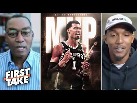 FIRST TAKE | "Wembanyama is frontrunner for NBA MVP!" - Isiah Thomas credit Victor's impact to Spurs