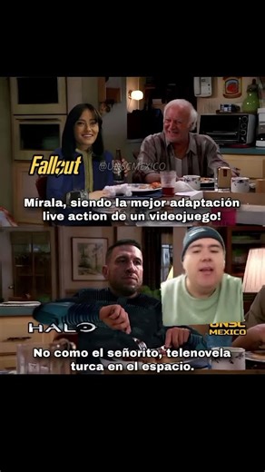 adaptaciones muy diferentes #fallout #halo #xbox #primevideo #shorts #short #shortvideo