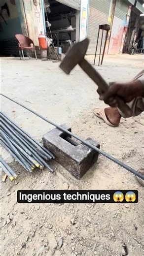 ✨Rebars Mastery 🔩 | Perfect Cutting & Bending Technique