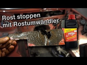Rost behandeln am Oldtimer | Rostumwandler & schweißen | BMW E12 | QUALITATIEF