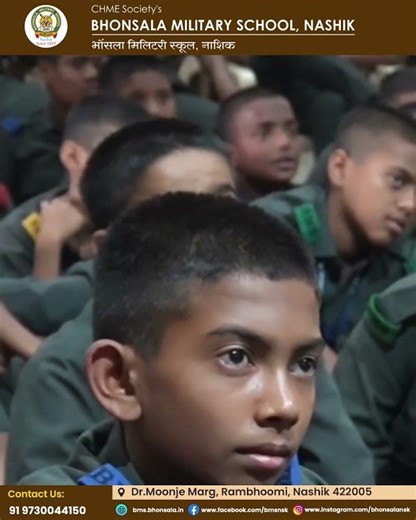 Future Leaders Speak: BMS Guru-Cool Students in Action #MilitarySchool #nashik