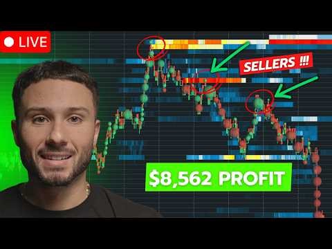 This Order Flow Setup Made Me $8,562 Today (LIVE TRADING)