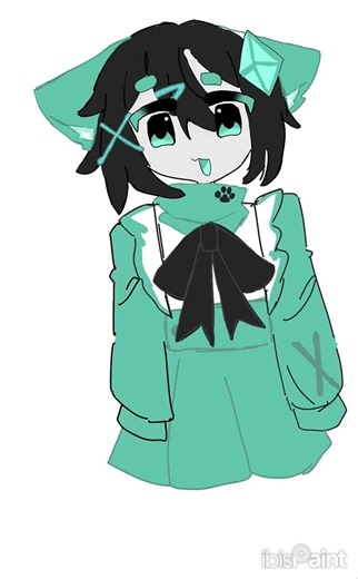 V体作り、！！パーツ分け#アイビスペイント ＃V体 #イラストメイキング ＃古垣ノア #イラスト