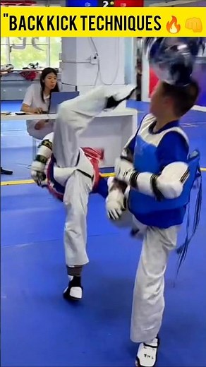 "Deadly Simple Back Kick For Self-defence!🔥#challenge #shorts