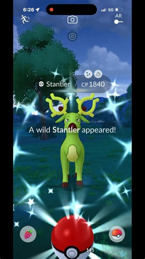 Shiny Stantler In #pokemongo !