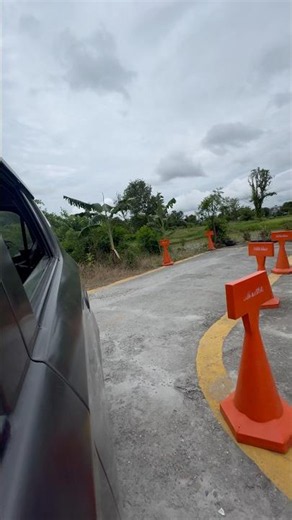 Driving Practice at Obstacle Course | First Time Driving Training