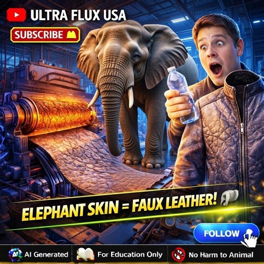 You’ll Never Guess What This Jacket is Actually Made Of 🧥😲 ​ Inside the High-Tech Factory Creating "Elephant Skin" Faux Leather 🏭🐘 ​ Making $10,000 Luxury Textures From Recycled Plastic! ♻️✨ ​ ​Welcome to Ultra Flux USA ⚙️ See how fascinating products are made, from massive factories to high-tech production lines 🌍 ​Can high-end fashion be 100% animal-friendly? 🧥🌱 Today, we’re going behind the scenes of a state-of-the-art textile facility to see how "Elephant Skin" texture jackets are eng
