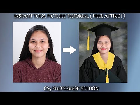 HOW TO EDIT TOGA PICTURE | PHOTOSHOP TUTORIAL | WITH FREE ATTIRE !