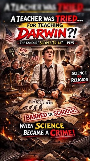 When Teaching EVOLUTION Became a CRIME in AMERICA