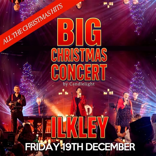 ILKLEY, get ready! This Christmas, experience the magic of a candlelit concert like no other! Live band performing festive classics Singalongs to The Pogues, Wham!, Slade & more! One night only: Fri 19 Dec. Book your tickets now and make it a Christmas to remember! | Ignite Concerts