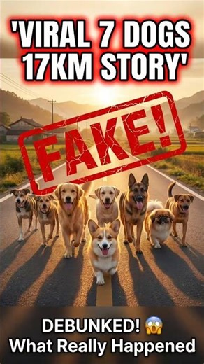 Viral 7 Dogs Escape Meat Truck & Walk 17KM Home in China… DEBUNKED! 😱