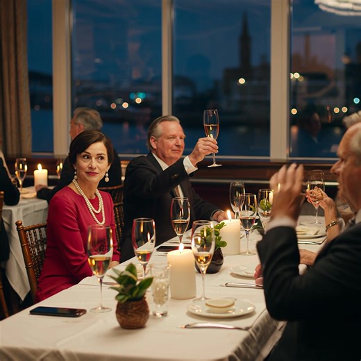 At the retirement dinner, I tried to keep it light. I leaned over my water glass and said, “Can’t wait for Dad’s retirement toast.” My sister Claire didn’t even blink. She smirked like she’d been waiting for a chance to say it out loud. “You’re not in it,” she said, loud enough for the people around us to hear. “It’s for real family.” The table went still for half a second… then laughter rolled across the room like I’d just told the best joke of the night. Someone chuckled into their champagne. 