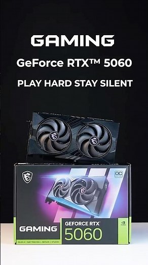 GeForce RTX™ 5060 GAMING - Unboxing | MSI