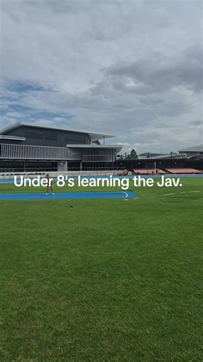 Remi loves all things throwing. learning javelin. Not bad for first time. #discus #javelin