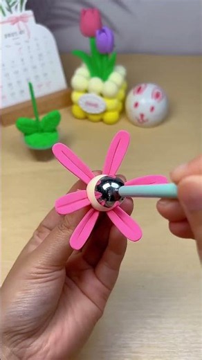 Easy Origami | How To Make an Easy Origam Clay Sun Flower#origami #diy#craft#work