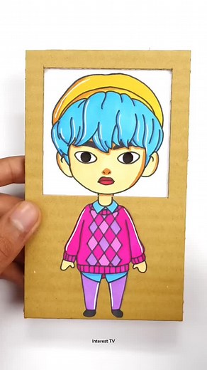 38K views · 1.3K reactions | Kpop Baby Saja Cardboard Arcade Pinball Game Easy Paper Cardboard Challenge Game #kpopdemonhunter | Art Zigma | Facebook