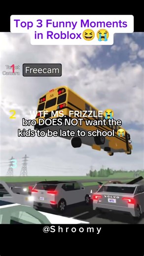 Top 3 Funny Moments in Roblox😆😭