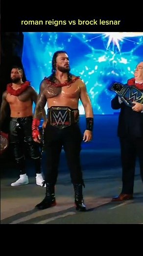 WWE Best edits - Roman reigns vs Brock Lesnar🔥 Brock Lesnar's unbelievable entry #wwe #romanreigns