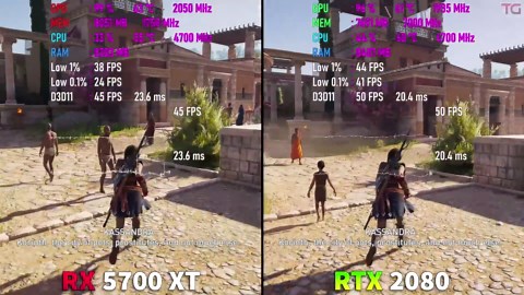 RX 5700 XT vs RTX 2080 in 4K