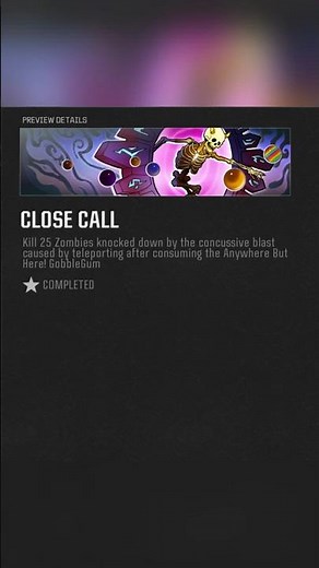 The Most Effective Way To Unlock The *CLOSE CALL* Calling Card! (BO6 ZOMBIES)