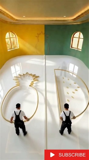 Pineapple 🍍 or Watermelon 🍉 — Which Side Wins? #epoxy #shorts