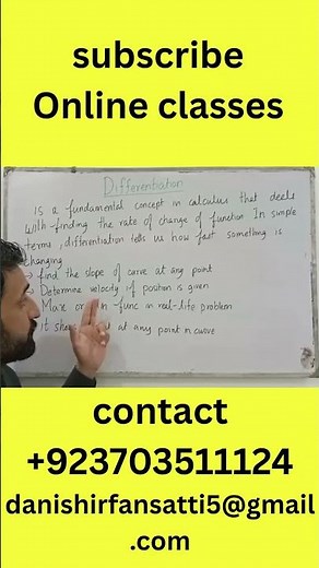 Differentiation Made Easy | Basic Concept Explained #Shorts