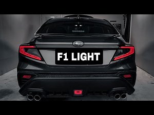 2022 WRX Rear Fog/F1 Light Install