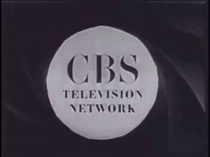 CBS Television Network logo (February 7, 1954) [with announcer]