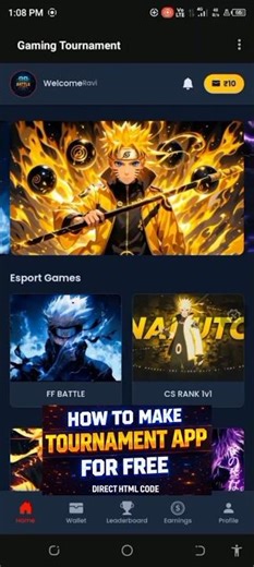 How to Make Free Fire Tournament App for Free (2026) | Mobile se App kaise banaye 💹