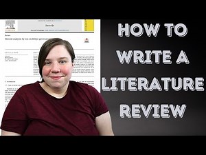 How to Write A Literature Review: My 5 step process to easily writing literature reviews quickly