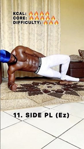 12 Different types of plank #core #plankworkout