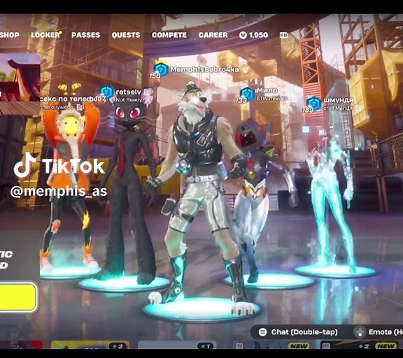 wtf is that flashbang in my lobby😭😭😭 #fortnite #wendell #furry