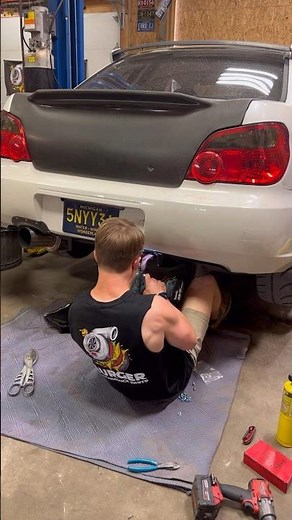 07 STI eBay rear diffuser install. Follow me for more cad content!