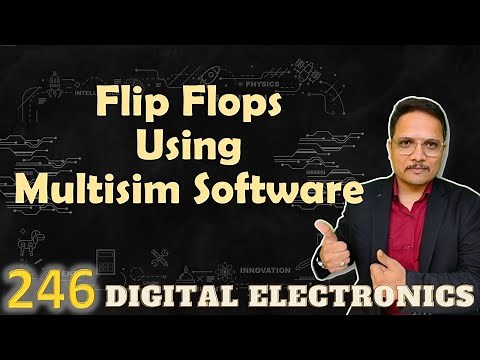 Flip Flops in Multisim Software