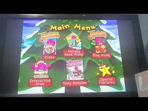 Barney's Night Before Christmas 2000 DVD Menu Walk-through