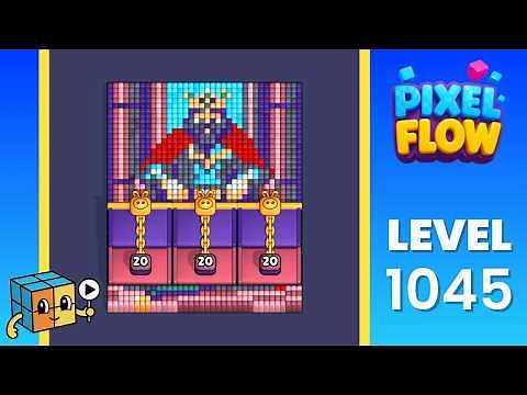Pixel Flow Level 1045 (Hard) Walkthrough Solution - King