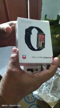 unbox receh, Huawei band 11 pro black.