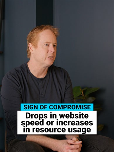 Site Slowdown: Indicator of Compromise? Search